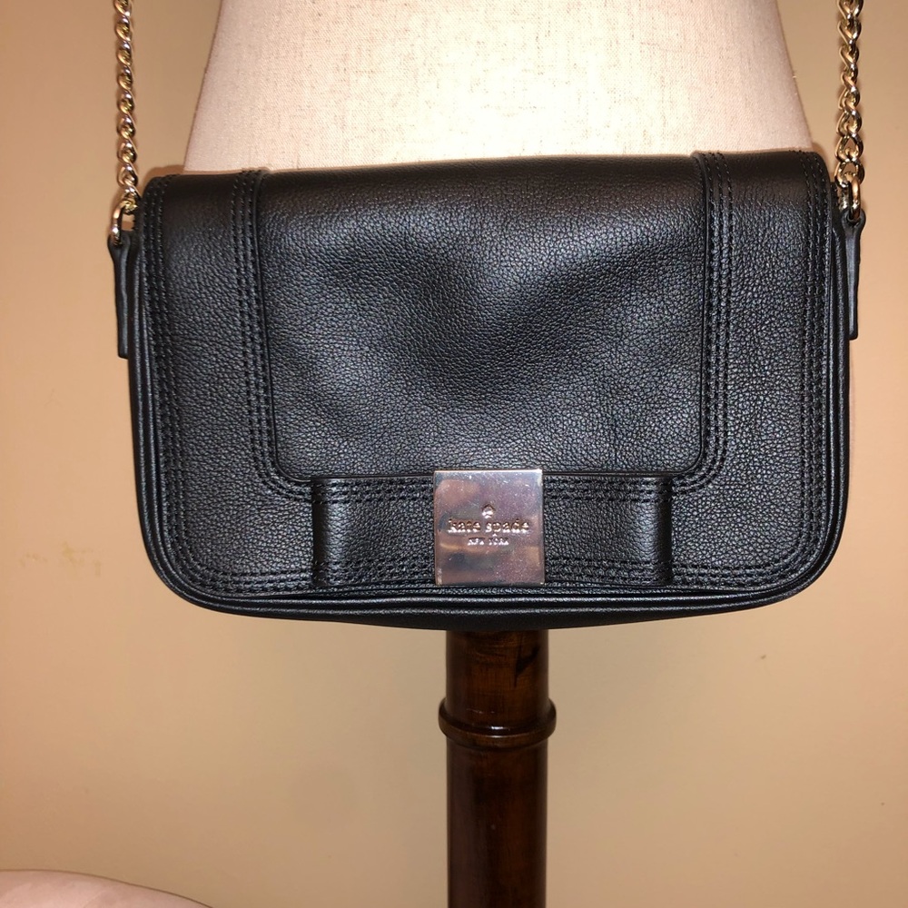 Kate Spade Black Crossbody Bag With Bow